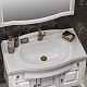 Opadiris Мебель для ванной Лаура 100 белая с бежевой патиной – фотография-27
